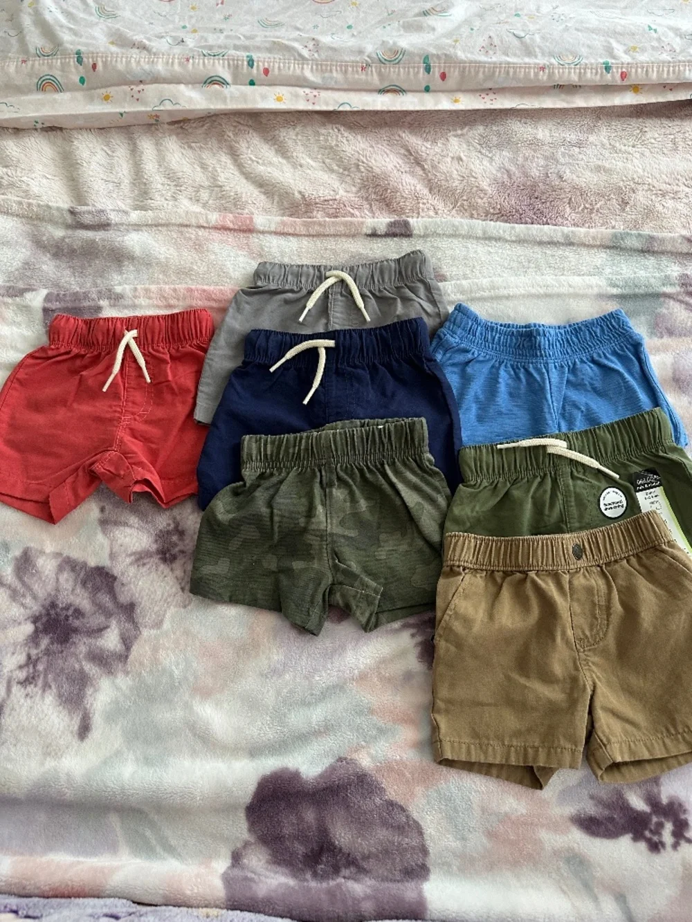 7 pair boys shorts